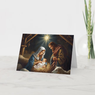 Tarjeta Christmas Holiday Card Baby Jesus Series #2