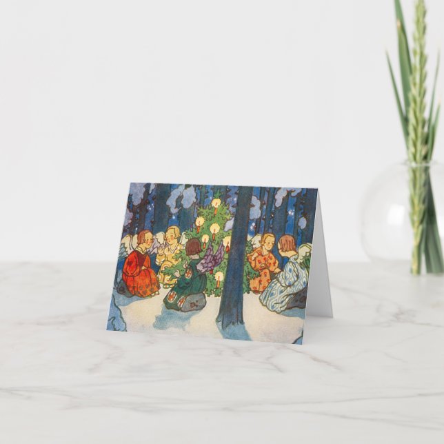 Tarjeta Christmas in the forest - Zdenek Guth (Anverso)