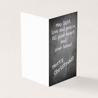 Tarjeta Christmas motif in chalkboard style - XMAS Card