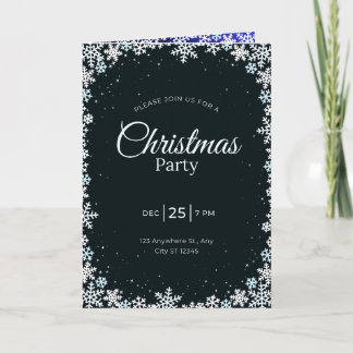 Tarjeta Christmas party invitation 