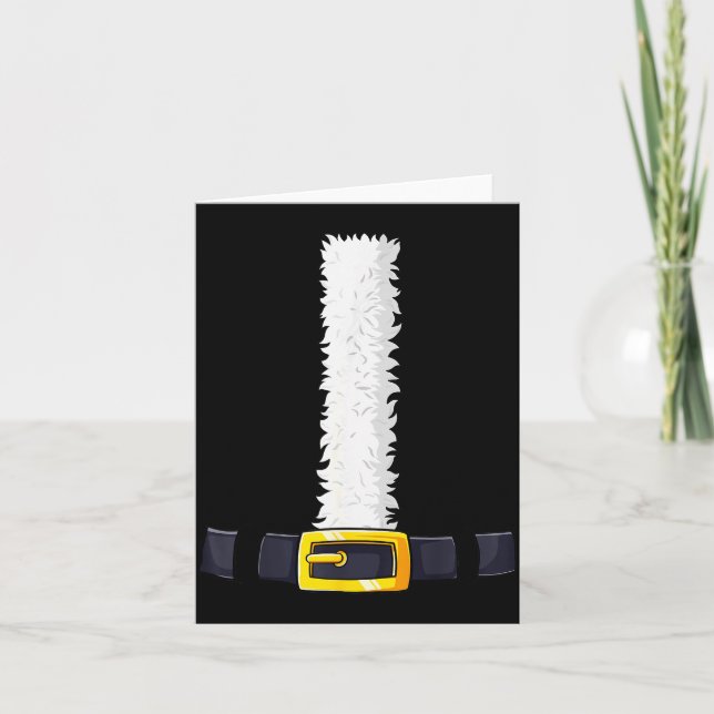 Tarjeta Christmas Santa-santa Claus Costume Fun Santa Suit (Anverso)