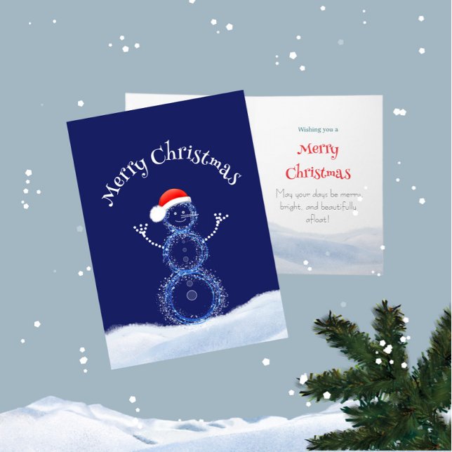 Tarjeta Christmas snowman (Subido por el creador)