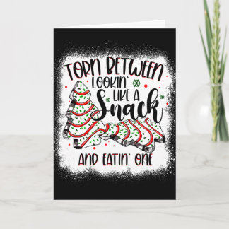 Tarjeta Christmas Tree Cake Torn Between Lookin Like A Sna