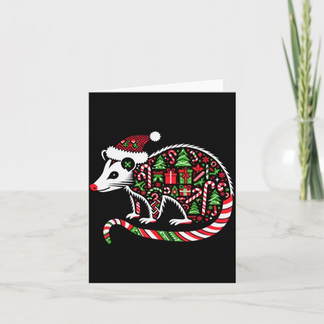 Tarjeta Christmas Tree Candy Ssum Santa Christmas Womens M (Anverso)