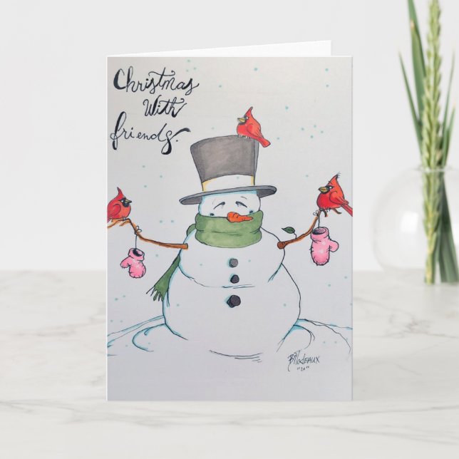 Tarjeta Christmas with friends card (Anverso)