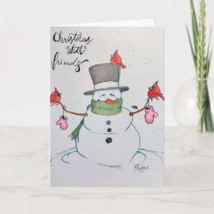Tarjeta Christmas with friends card