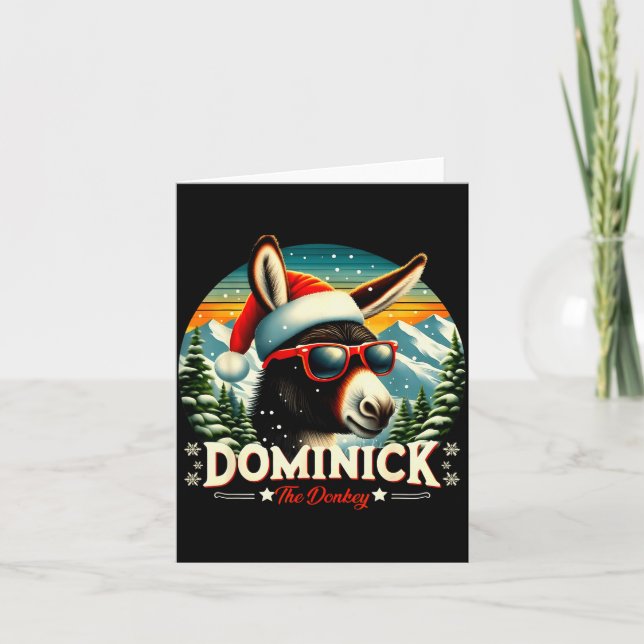 Tarjeta Christmas Xmas Dominick The Christmas Cheer  (Anverso)