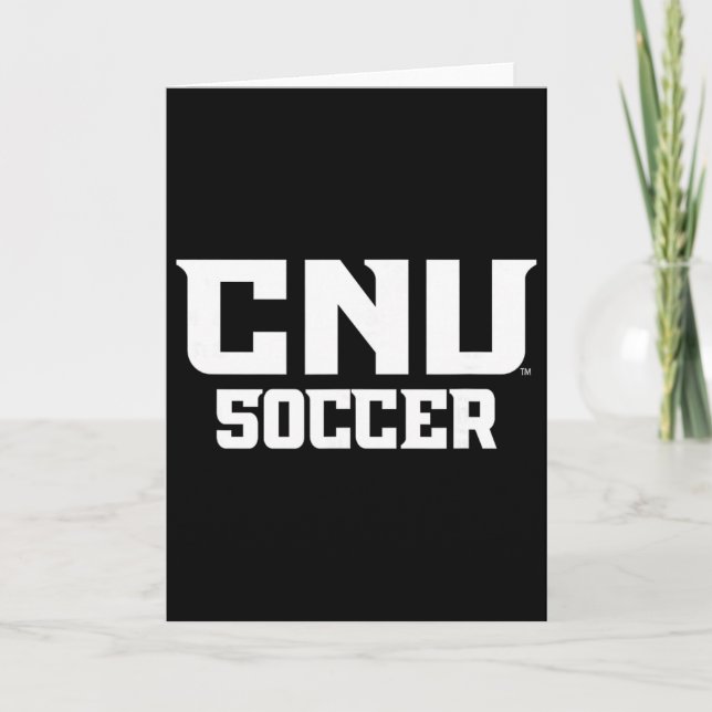 Tarjeta Christopher Newport University Soccer Cnu Apparel  (Anverso)