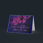 Tarjeta Chrysanthemums Daughter-In-Birthday Card (Tarjeta<br><div class="desc">Cuando la esposa de tu hijo sea mucho más que una nuera,  envía tu amor.</div>
