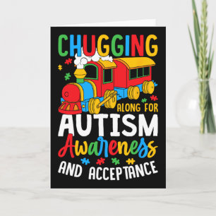 Tarjeta Chugging Along Para la Conciencia de la Aceptación