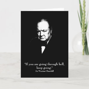 Tarjeta Churchill y Cita