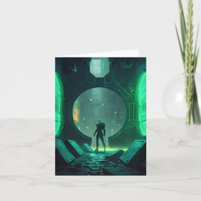 Tarjeta Ciberpunk Virtual Reality (Anverso)