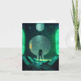 Tarjeta Ciberpunk Virtual Reality