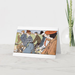 Tarjeta Ciclismo, bicicletas, Van Caspel