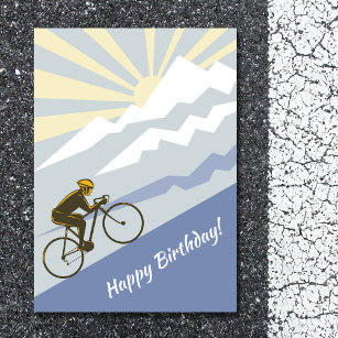 Tarjetas de cumpleaños Para El Ciclista 