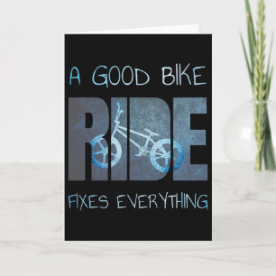 Tarjeta Ciclismo de BMX y bicicleta