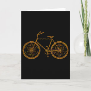 Tarjeta Ciclismo de Montaña - Ciclista en Bicicleta Amor p