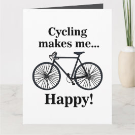 Tarjeta Ciclismo en bicicleta Cumpleaños