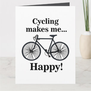 Tarjeta Ciclismo en bicicleta Cumpleaños
