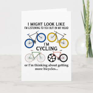 Tarjeta Ciclismo Podría Parecer Que Te Escucho