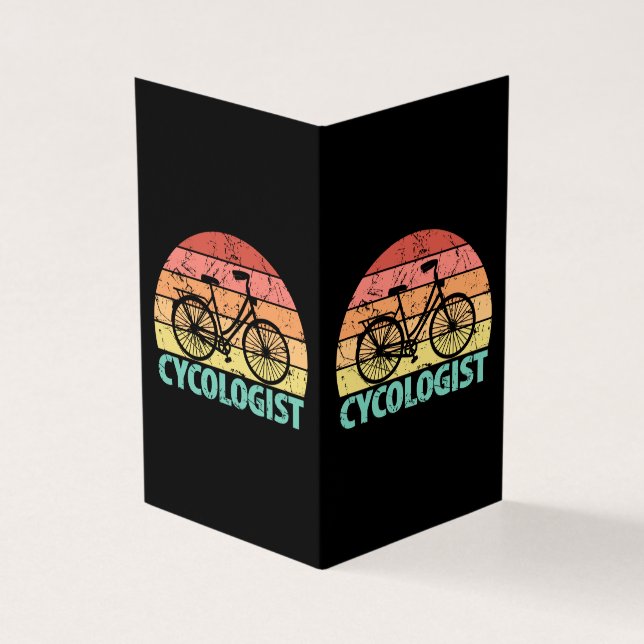 Tarjeta Ciclista divertida (Exterior)