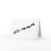 Ciclo de Navidades de renos en bicicleta de montañ