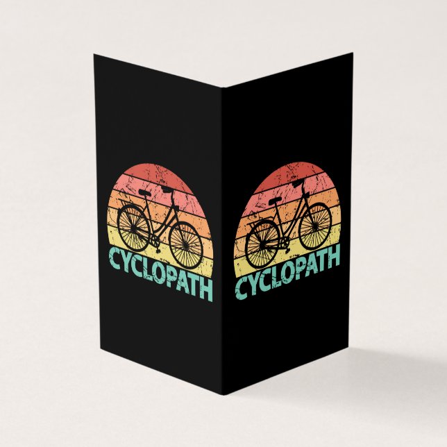 Tarjeta Ciclopath divertida (Exterior)