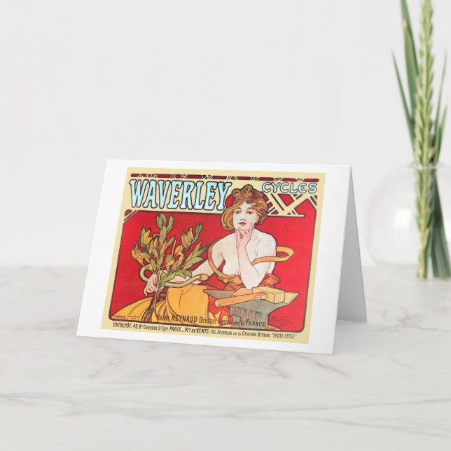 Tarjeta Ciclos Waverley, Mucha (Anverso)