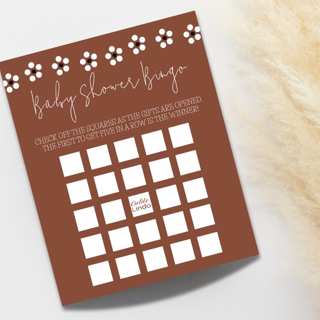 Tarjeta Cielito Lindo Baby Shower Bingo Mexicano (Subido por el creador)
