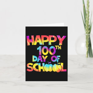 Tarjeta Cielo De Ataques 100 Días De Escuela 100 Día De Té