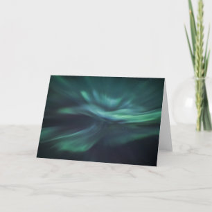 Tarjeta Cielo de las luces boreales de Noruega