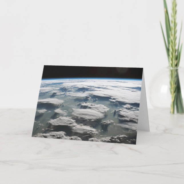 Tarjeta Cielo de tormenta sobre la Amazonía (Anverso)