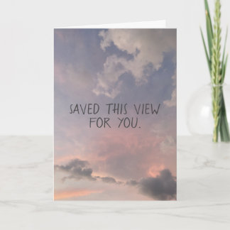 Tarjeta Cielo Personalizado Guardado Para Ti