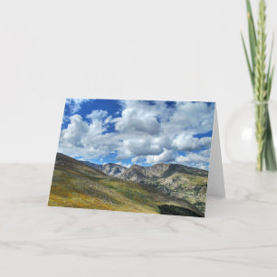 Tarjeta Cielos por encima