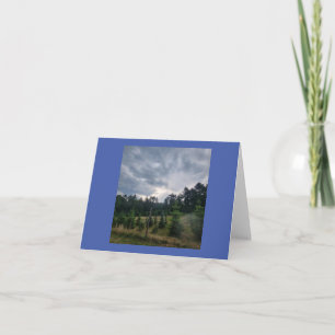 Tarjeta Cielos y pinos de Moody