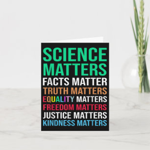 Tarjeta Ciencia S Hechos Verdad S Igualdad S