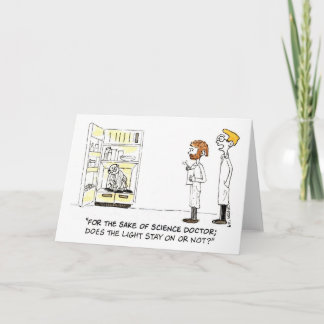Tarjeta Científico raro (tarjeta de felicitación)