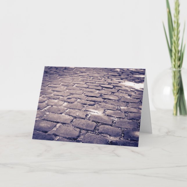 Tarjeta Cierre De La Calle Cobblestone (Anverso)
