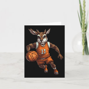 Tarjeta Ciervo de Baloncesto 