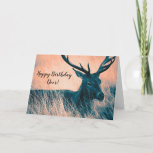 Tarjeta ¡Ciervos del feliz cumpleaños!