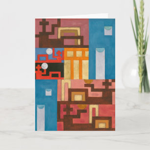 Tarjeta Cifras de cinco ampliaciones   Sophie Taeuber-Arp 