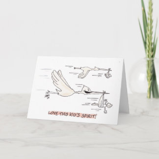 Tarjeta Cigüeña (tarjeta de cumpleaños)