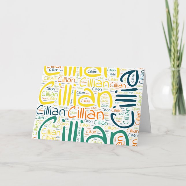 Tarjeta Cillian (Anverso)