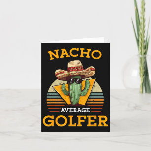 Tarjeta Cin de jugador mexicano de golf de Nacho Promedio