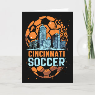 Tarjeta Cincinnati Ciudad del Fútbol Horizonte Cool Cincy 