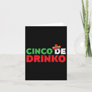 Tarjeta Cinco De Drinko Camisas Mujeres Cinco De Mayo