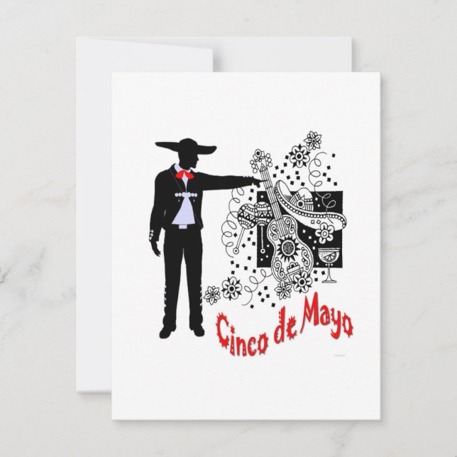 Tarjeta Cinco de mayo (Anverso)