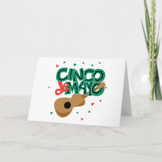 Tarjeta Cinco de Mayo (Anverso)