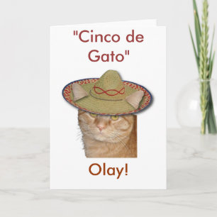 Tarjeta Cinco de Mayo