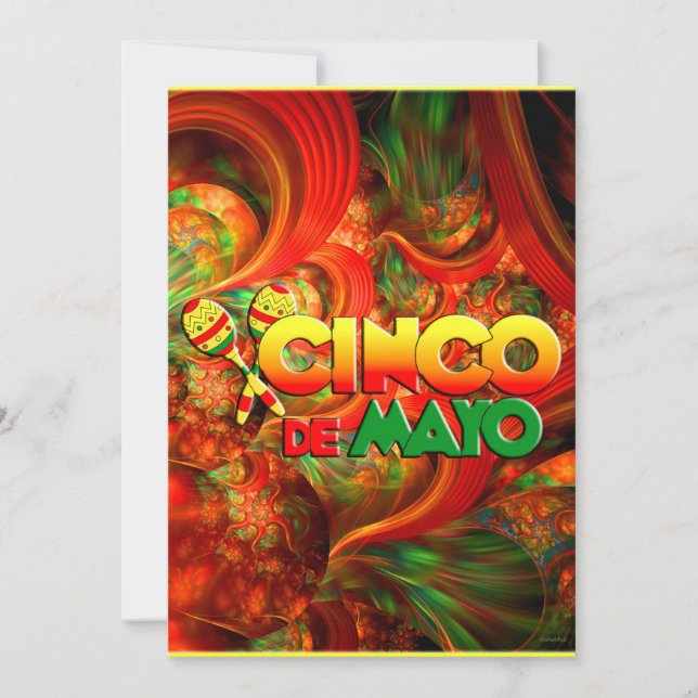 Tarjeta Cinco de Mayo (Anverso)